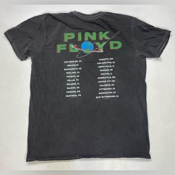 Pink Floyd Graphic T-shirt Women Small Gray Short Sleeve Music - Picture 3 of 5